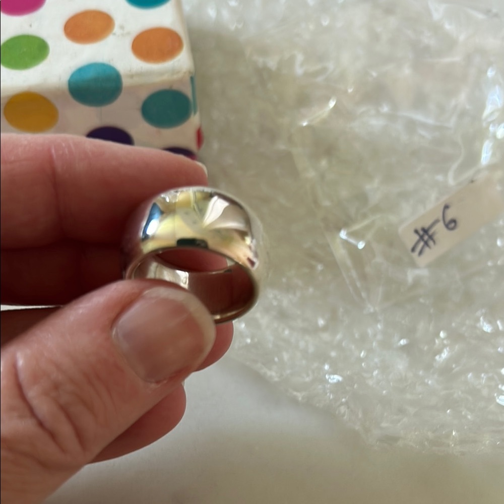 925 Sterling Silver Band Ring size 6